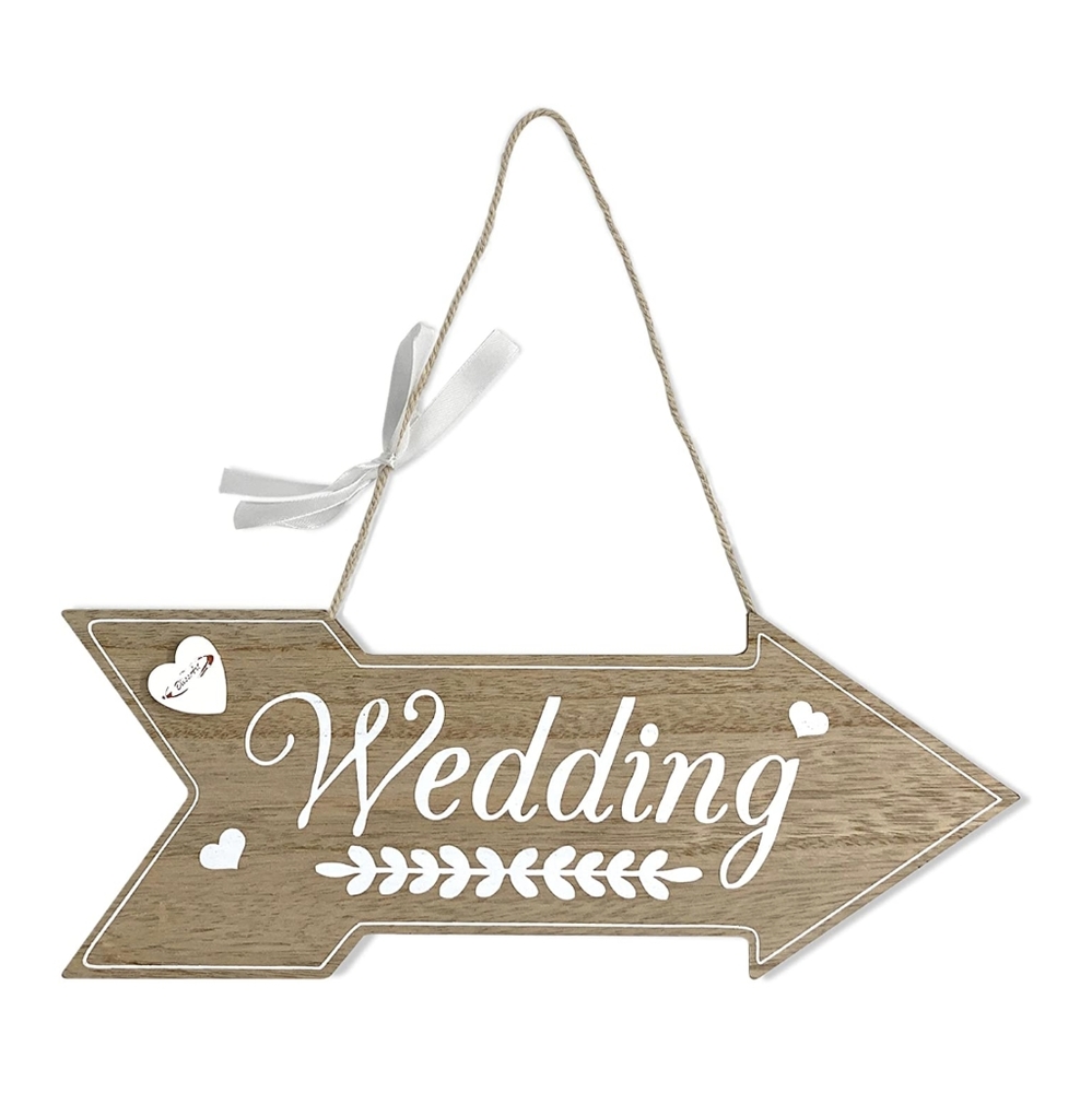 Rustic wedding sign